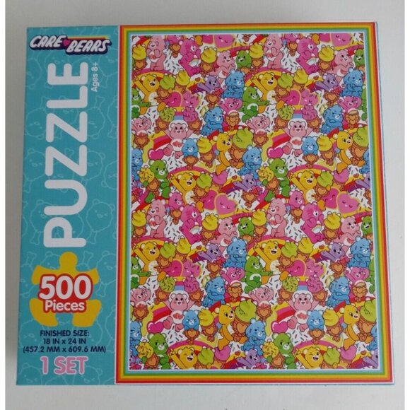 New Care Bears 500-Piece Jigsaw Puzzle - Picture 1 of 4